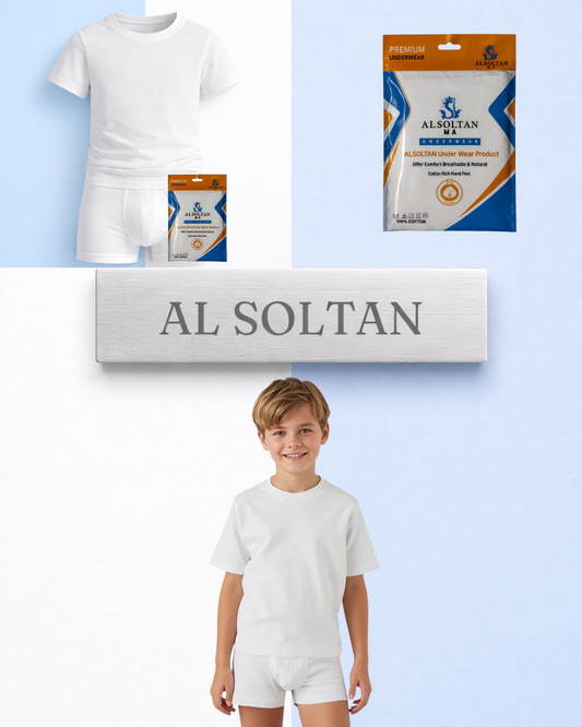 نصف درزن طقم ملابس داخلية قطن (ولادي)